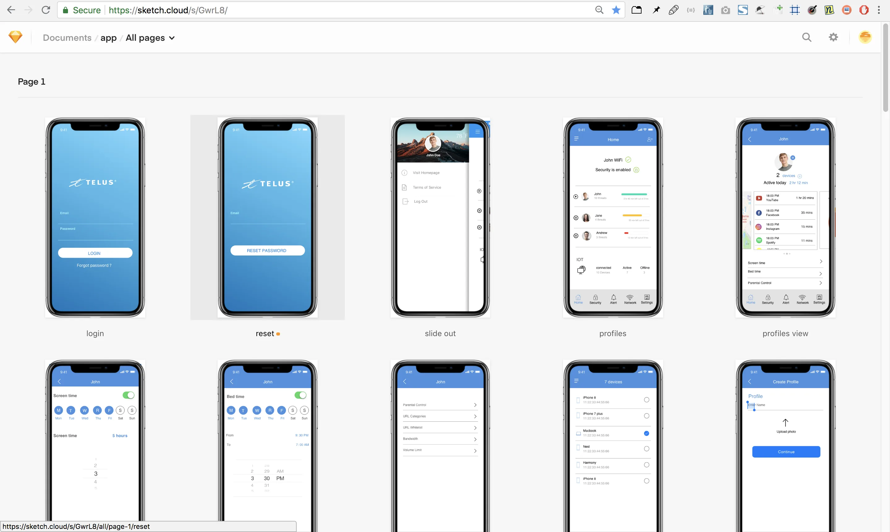MHN iOS App Mockup